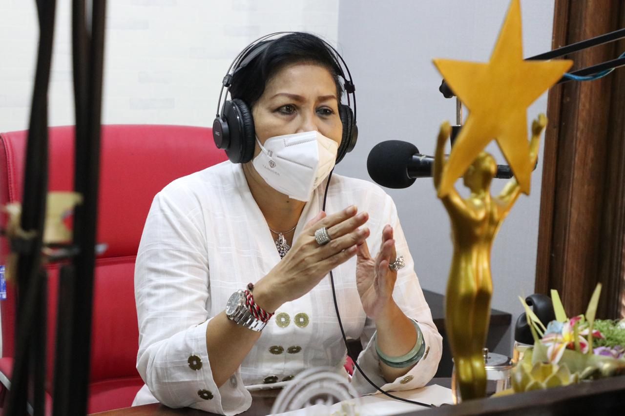 podiumnews.com-Ny. Putri Koster Kampanyekan ‘Ingat Pesan Ibu 3M’